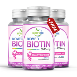 Buy 2 Biomed - Biotin 5000mcg Get 1 Free