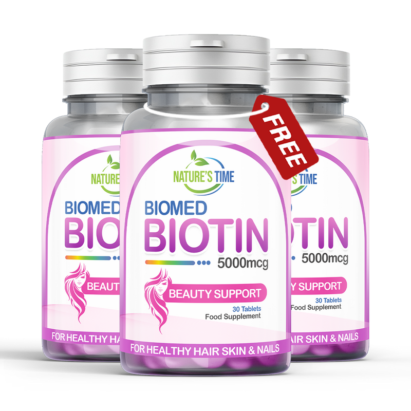 Buy 2 Biomed - Biotin 5000mcg Get 1 Free